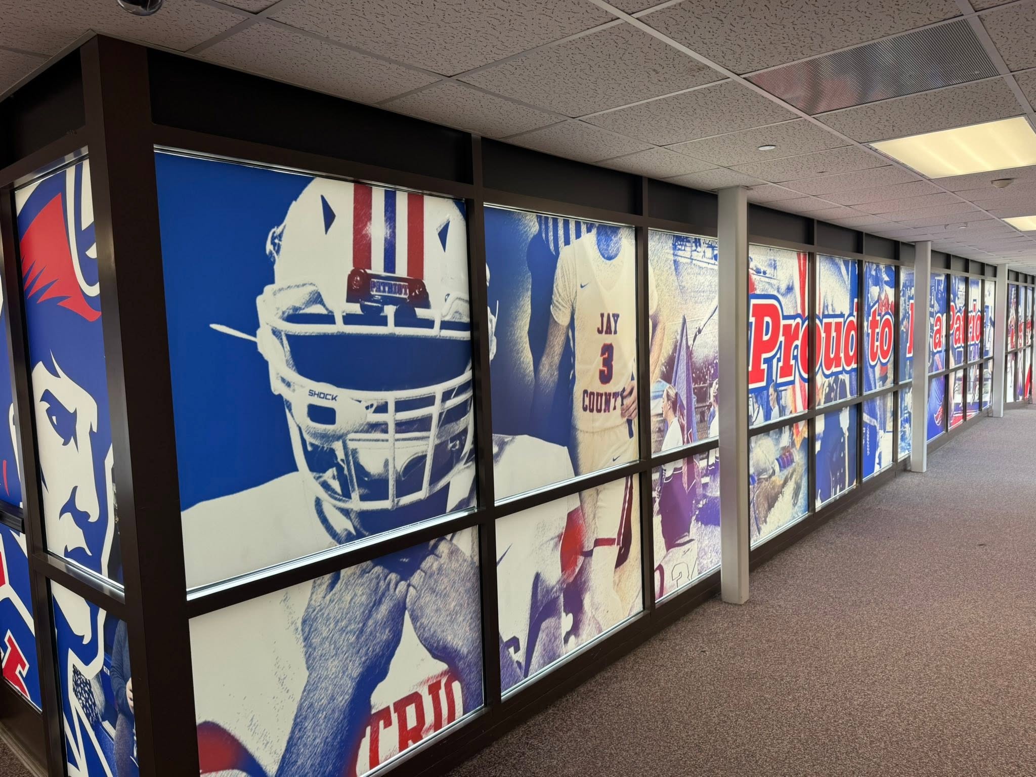 Large format wall and window graphics by Display Craft Signs